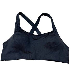 Victorias Secret Sports Bra Large Cross Back Black Ultimate Lined